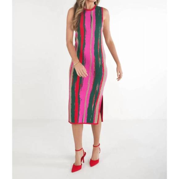 NEW EMILY MCCARTHY simone sweater dress in tinsel - Picture 2 of 4